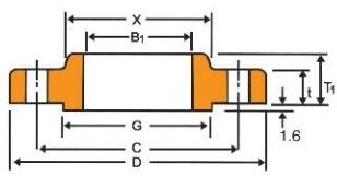 JPI7S-15-99 Classe 300 Flanges JPI7S-15-99 Class 300 Flanges
