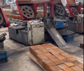 Machine working scene of sawing workshop